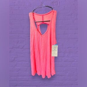 NWT Balance Collection Wmns Tank Size M Neon Pink Keyhole Back Athletic